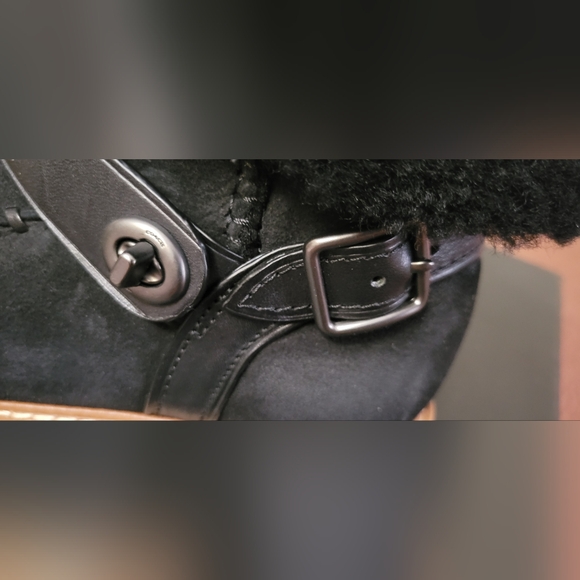 COACH Shearling Moto Boots - Picture 12 of 16